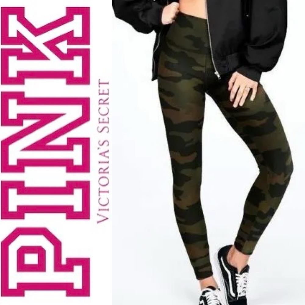 Victoria’s Secret Pink Uktimate Camoflagw leggings size XS